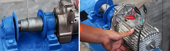 測試電機(jī)拉力環(huán)節(jié)